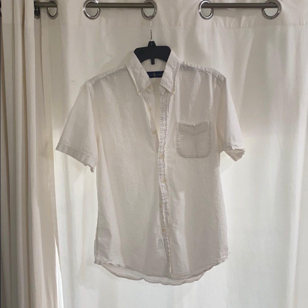 Ralph Lauren Men’s Seersucker Short-Sleeve Polo